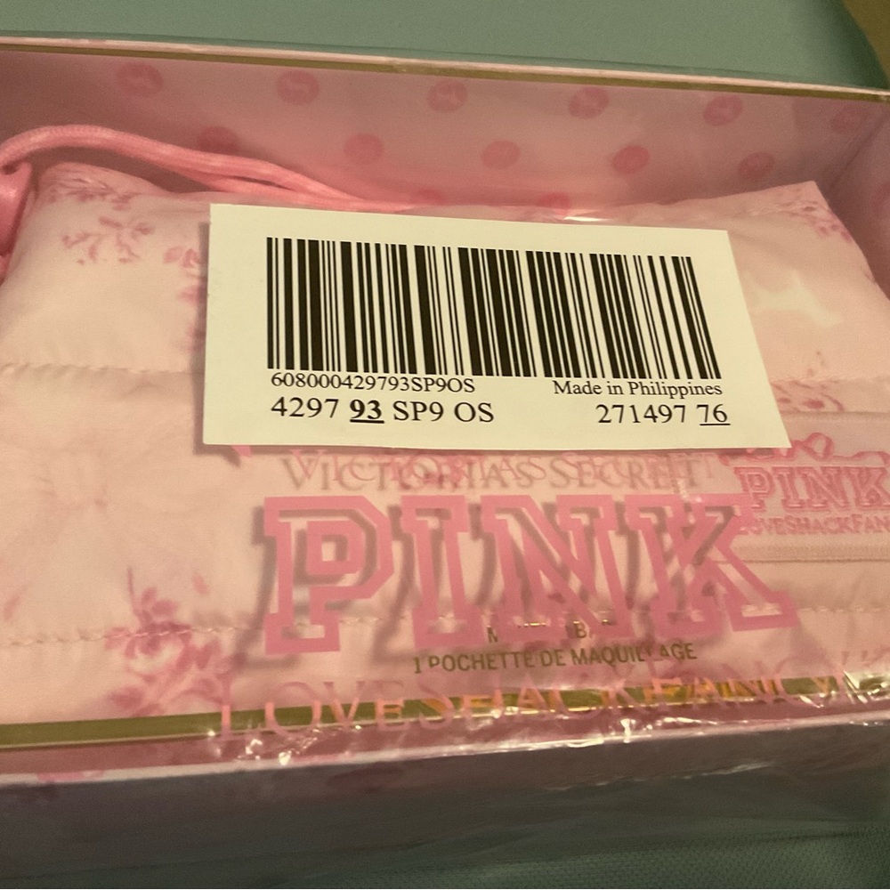 PINK X Love Shack Fancy Makeup Bag Beaux Icons In Box New